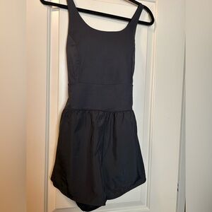 NWT Black Sleeveless Active Romper